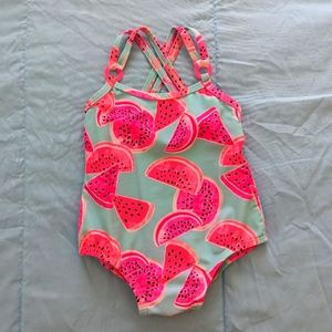 OSHKOSH baby girl one-piece swimsuit size 9 months